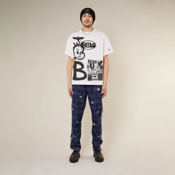 KINGS ROAD GRAFFITI T-SHIRT - WHITE - Image 3