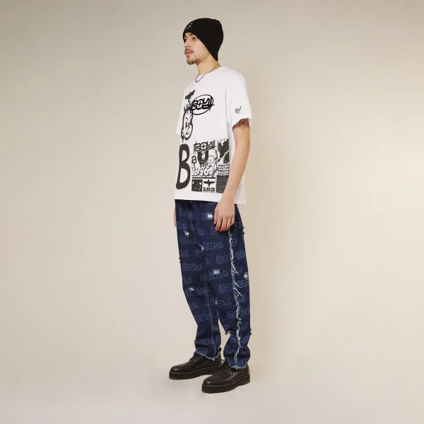 KINGS ROAD GRAFFITI T-SHIRT - WHITE - Image 4