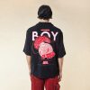 OPEN STUDIO GRAPHIC TERRY SHIRT - BLACK - Image 5