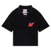 OPEN STUDIO GRAPHIC TERRY SHIRT - BLACK - Image 6