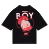 OPEN STUDIO GRAPHIC TERRY SHIRT - BLACK