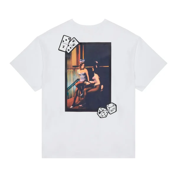 PLAYBOY X BOY PLAYMATE PLAYGROUND T-SHIRT - WHITE - Image 10