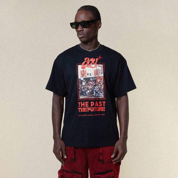BOY STORE GRAPHIC T-SHIRT - BLACK - Image 5