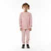 BOY EAGLE BACKPRINT KIDS SWEATSHIRT - PINK/GOLD - Image 4
