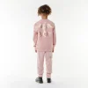 BOY EAGLE BACKPRINT KIDS SWEATSHIRT - PINK/GOLD - Image 2