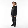 BOY EAGLE KIDS HOODIE BLACK/GOLD - Image 3