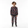 BOY KIDS HEART JOGGERS - BLACK - Image 4