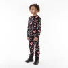 BOY KIDS HEART JOGGERS - BLACK - Image 3