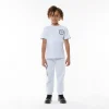 BOY EAGLE BACK PRINT KIDS GRAPHIC TEE - WHITE/BLACK - Image 4