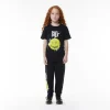 BOY TEXT JOGGERS - BLACK - Image 7