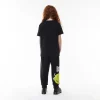 BOY TEXT JOGGERS - BLACK - Image 5