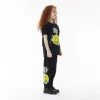BOY TEXT JOGGERS - BLACK - Image 6
