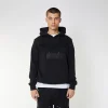 BOY EAGLE APPLIQUE HOODIE - BLACK - Image 6