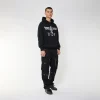 BOY EAGLE CONCEALED HOODIE - BLACK - Image 2