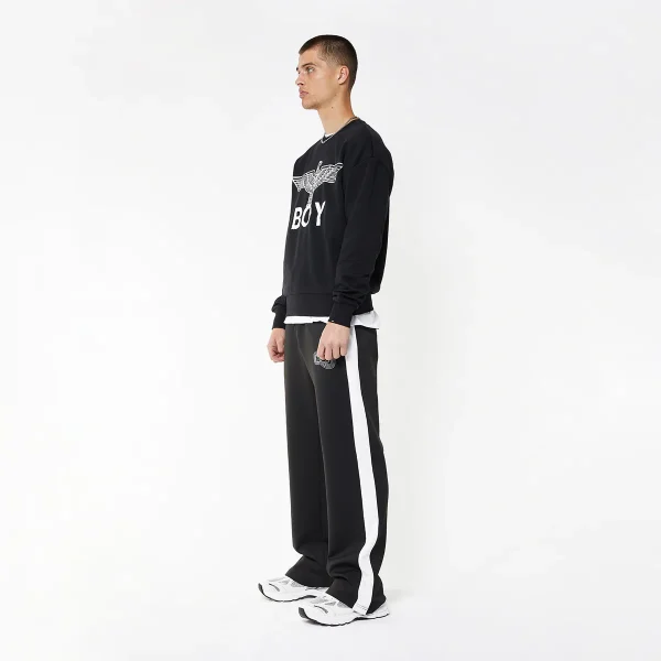 BOY EAGLE SCRIBBLE SWEATSHIRT - BLACK/WHITE - Image 4