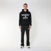 BOY EAGLE SCRIBBLE HOODIE - BLACK/WHITE - Image 3