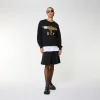 BOY EAGLE SWEATSHIRT WOMENS - BLACK/GOLD - Image 2