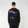 BOY EAGLE FLOCK SWEATSHIRT - BLACK - Image 8