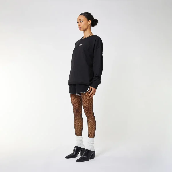 BOY EAGLE FLOCK SWEATSHIRT WOMENS - BLACK - Image 2