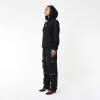 BOY EAGLE FLOCK HOODIE WOMENS - BLACK - Image 2