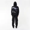 BOY EAGLE FLOCK HOODIE WOMENS - BLACK - Image 4