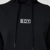 BOY EAGLE FLOCK HOODIE WOMENS - BLACK - Image 6