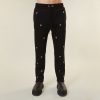 MULTI EYELET TRACK PANTS - BLACK - Image 5