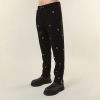 MULTI EYELET TRACK PANTS - BLACK - Image 4