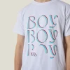 BOY BOY BOY GRAPHIC T-SHIRT - WHITE - Image 6