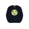 BOY KIDS TOWELLING EMOJI SWEATSHIRT - BLACK