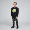 BOY KIDS TOWELLING EMOJI SWEATSHIRT - BLACK - Image 3