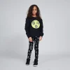 BOY KIDS TOWELLING EMOJI SWEATSHIRT - BLACK - Image 2