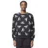 BOY REPEAT SWEATSHIRT - BLACK/WHITE - Image 10