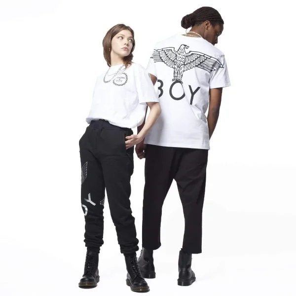 BOY EAGLE BACKPRINT GRAPHIC T-SHIRT - Image 4