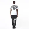 BOY TAPE EAGLE BACKPRINT T-SHIRT - WHITE/BLACK - Image 3